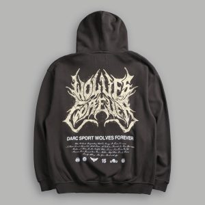 Sheer Loyalty Pierce Hoodie in Wolf Gray