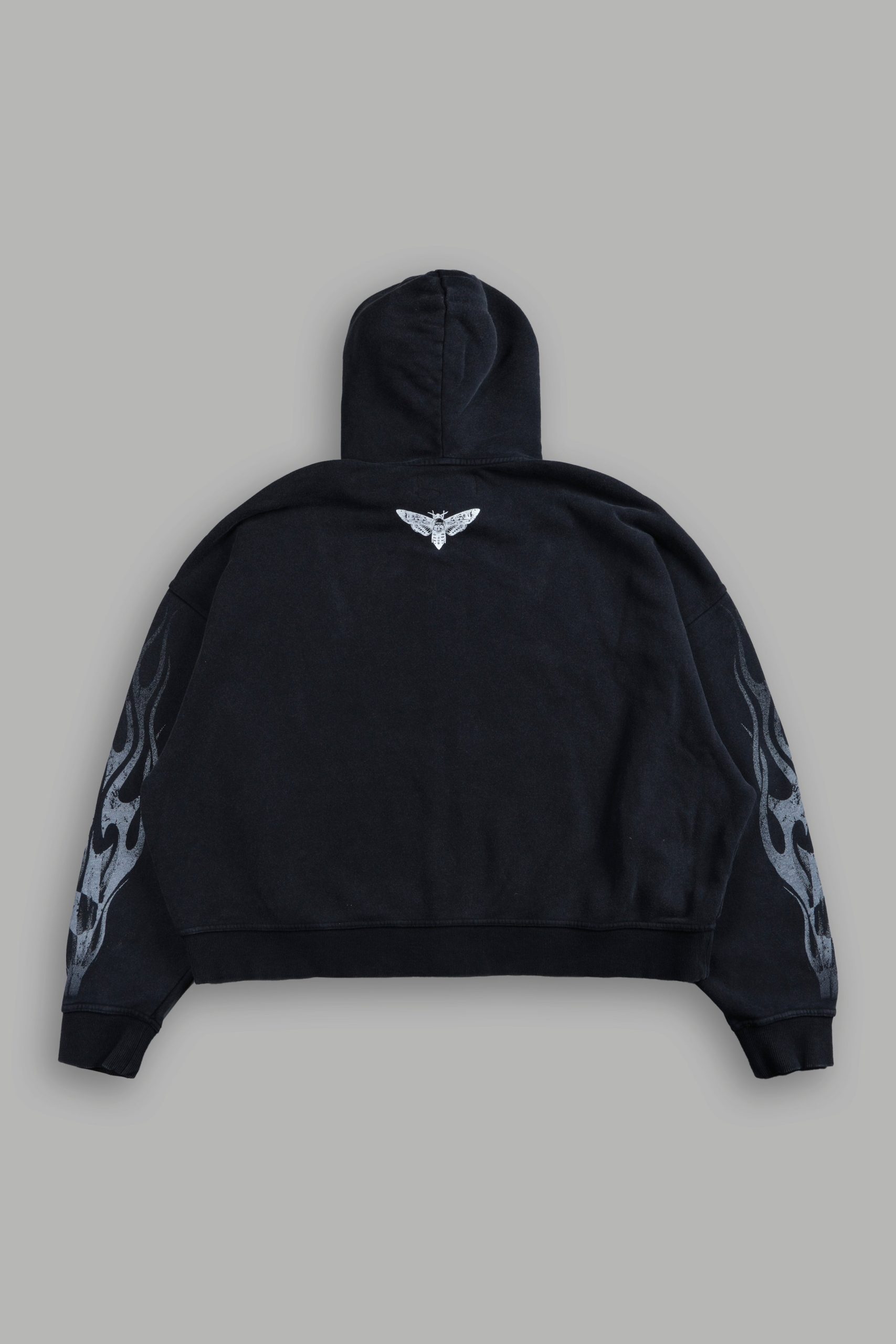 Race Inferno Vex Double Zip Hoodie in Black - Image 3