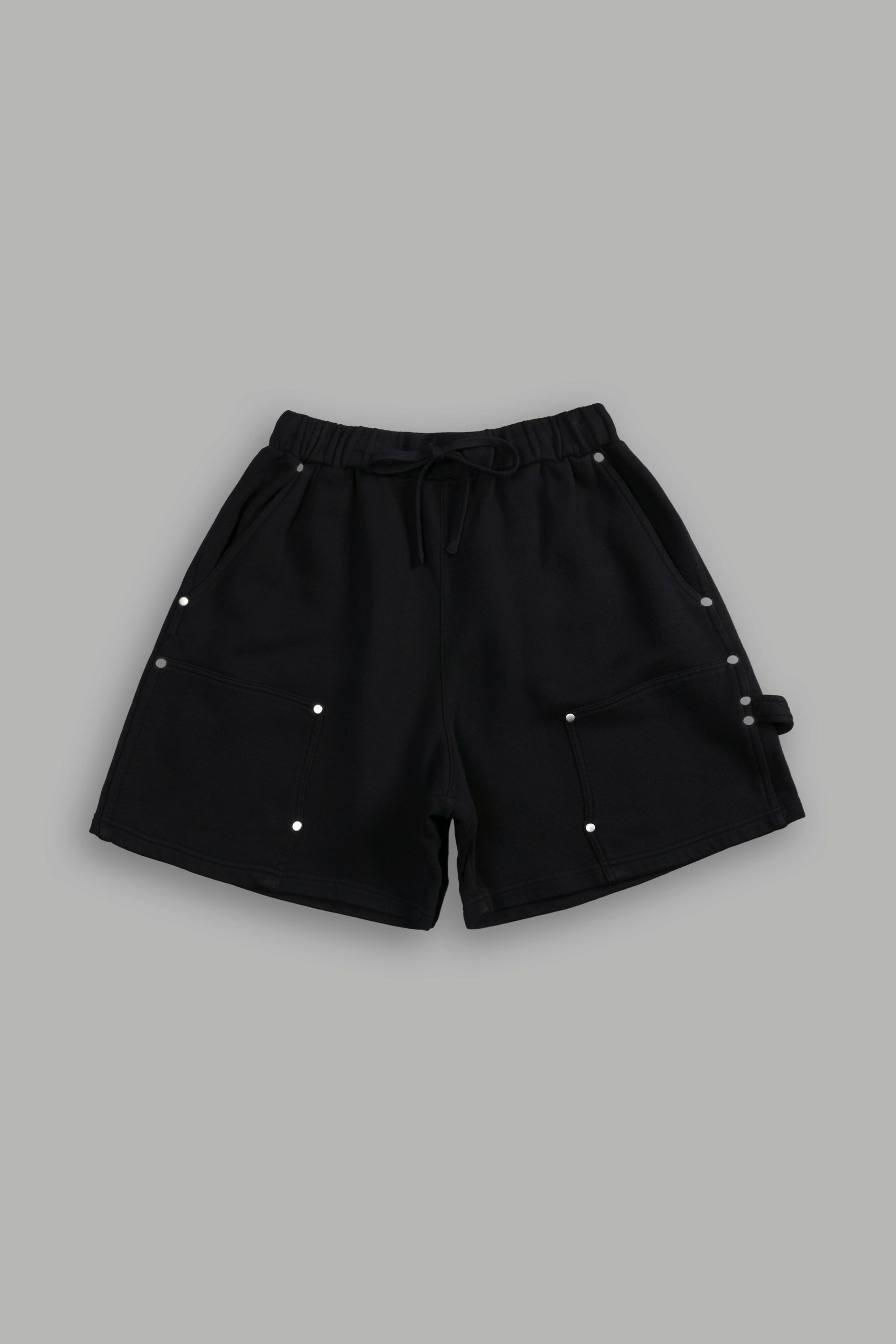 NFGU Forever Rivet Fleece Shorts in Black