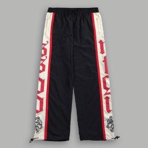 SSDDNFGU Remind Track Pants in Black/Cream/Red