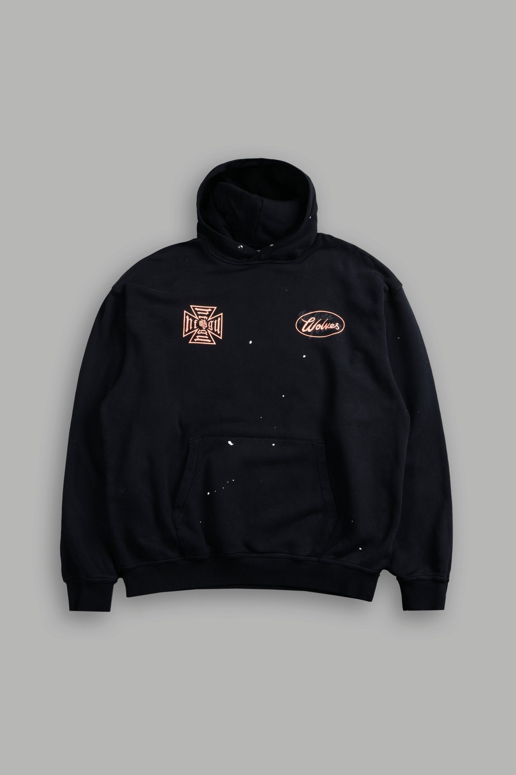 DSA FRVR Pierce Hoodie in Black Drift Wash - Image 3
