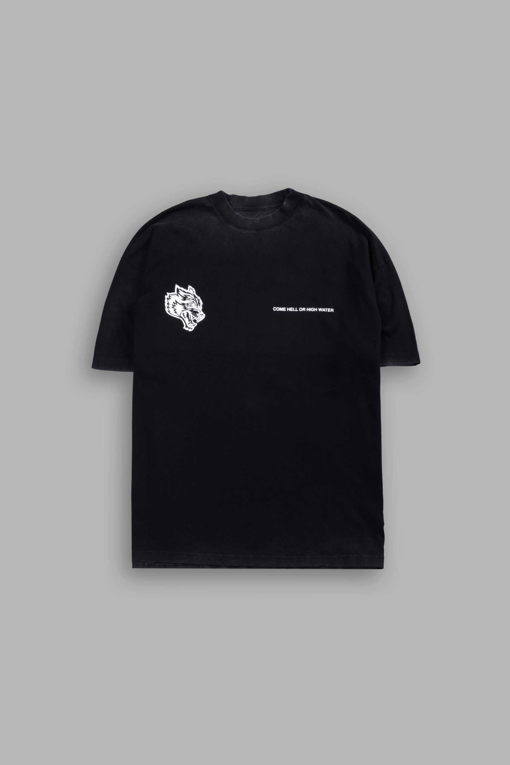 Come Hell Or High Water NFGU Premium Oversized Tee in Black - Image 3