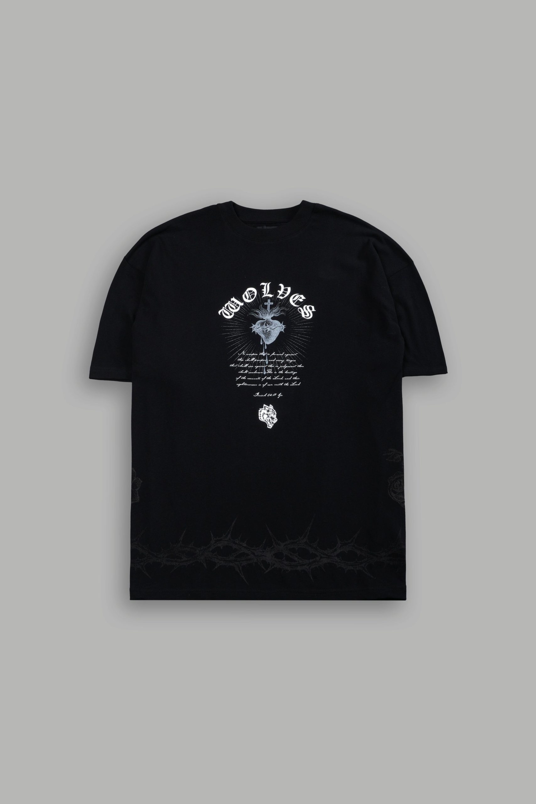 Sanctified Premium Oversized Tee in Black - Image 3