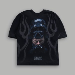 Ashes of the Dark V2 Premium Oversized Tee in Black Drift Wash