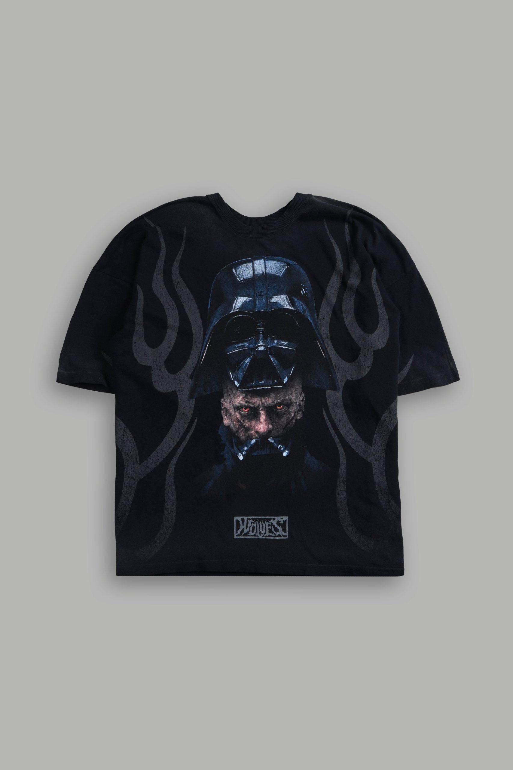 Ashes of the Dark V2 Premium Oversized Tee in Black Drift Wash