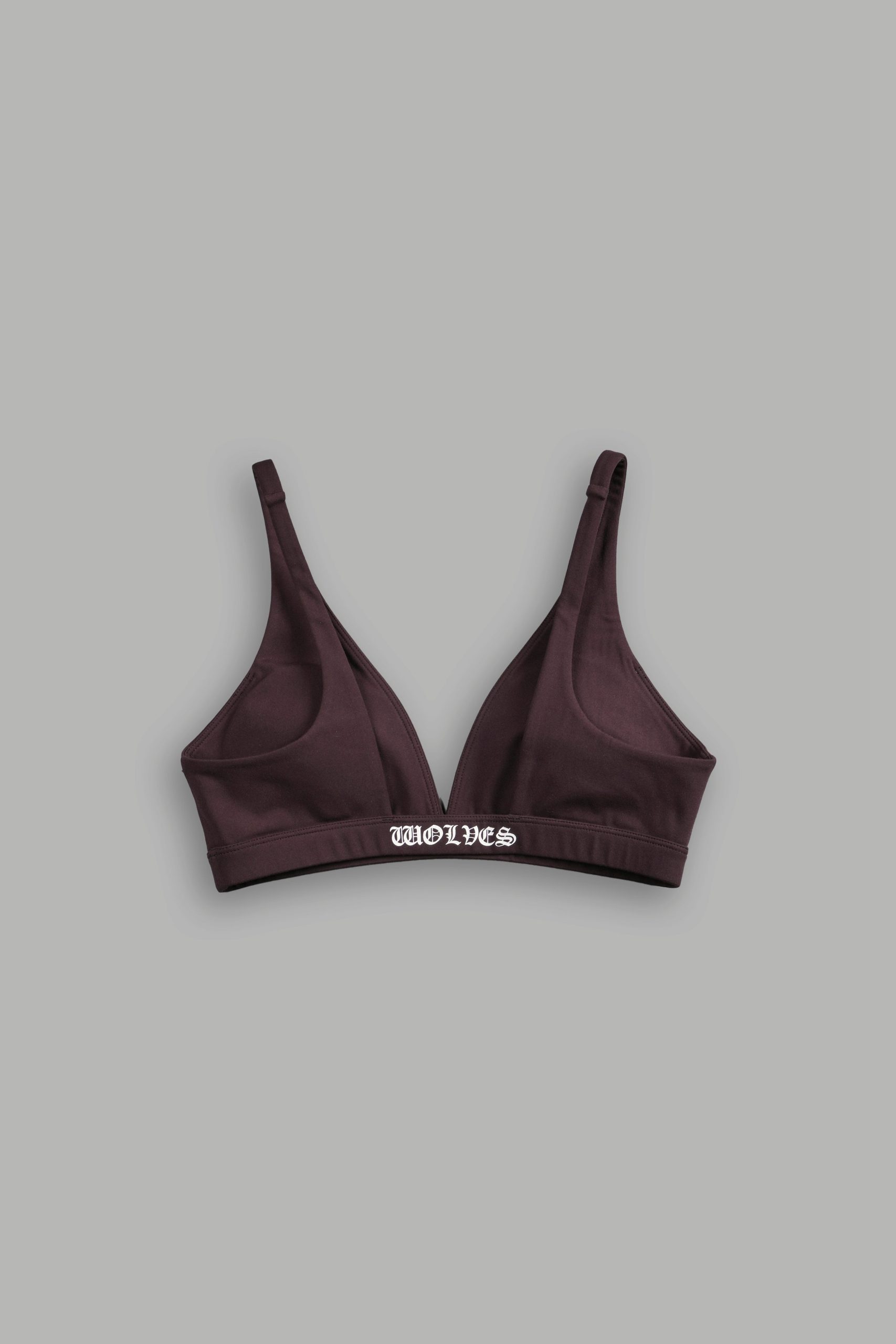 Chopper V Sports Bra in Darc Garnet - Image 4