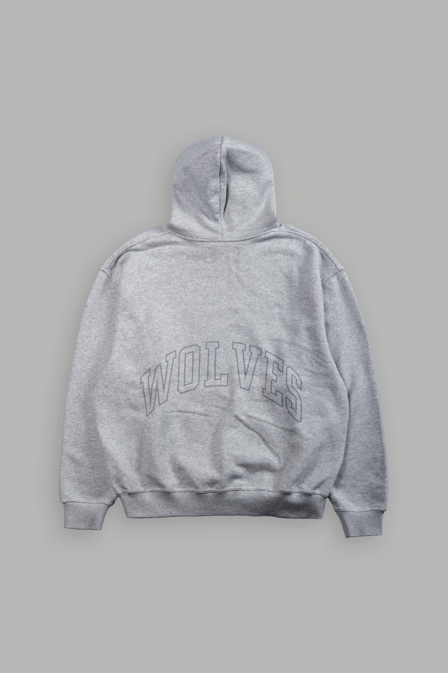 Powerhouse of the Wolves Pierce Hoodie in Light Athletic Gray - Image 3