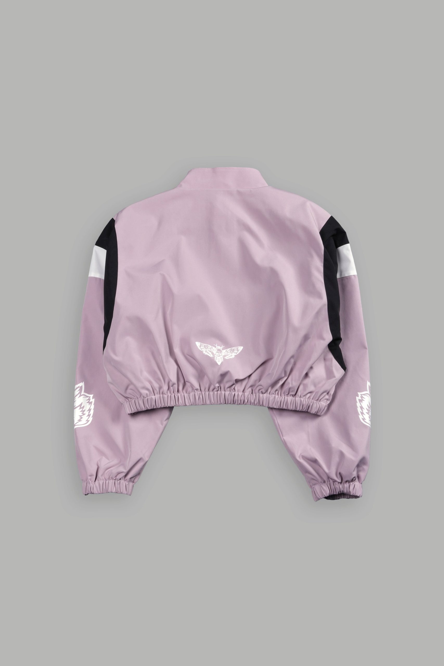 Death Becomes Her Nadia Track Jacket in Purple Smoke/Black/White - Image 4