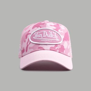 DSVD Collab Trucker Hat in DSVD Bubblegum Camo