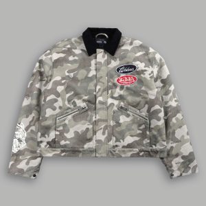 Rebel Heritage Earl Jacket in DSVD Green Camo