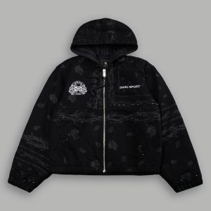 Darc Sport Wolves Club Calaway Jacket in Black Thorn Paisley