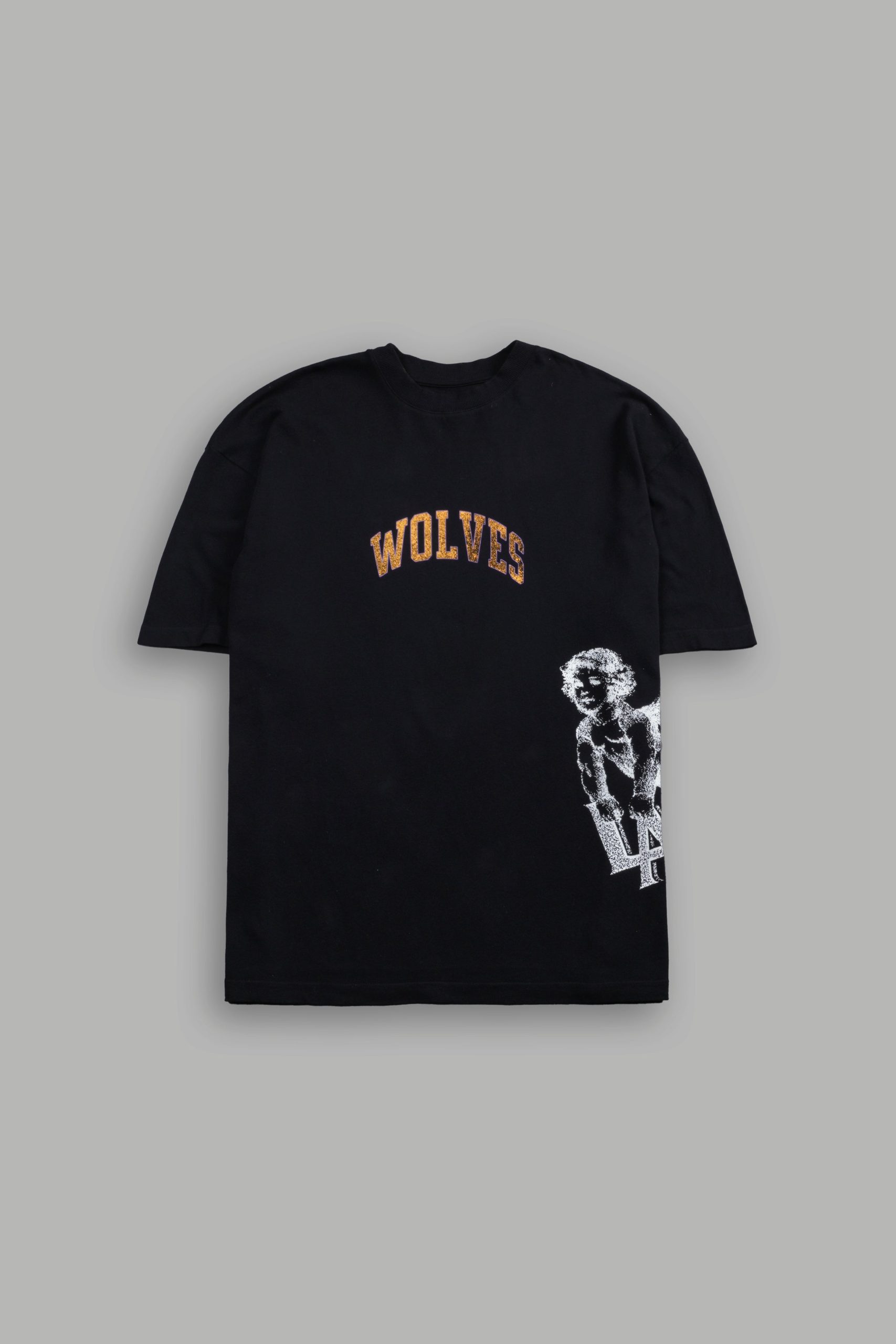La Has Your Back Premium Oversized Tee in Black - Image 3
