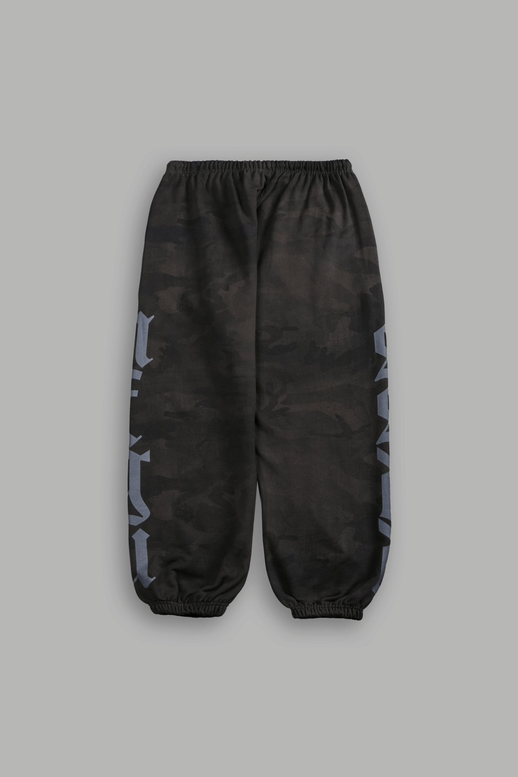 Our Mantra Lounger Sweat Pants in Black Vintage Woodland Camo - Image 3