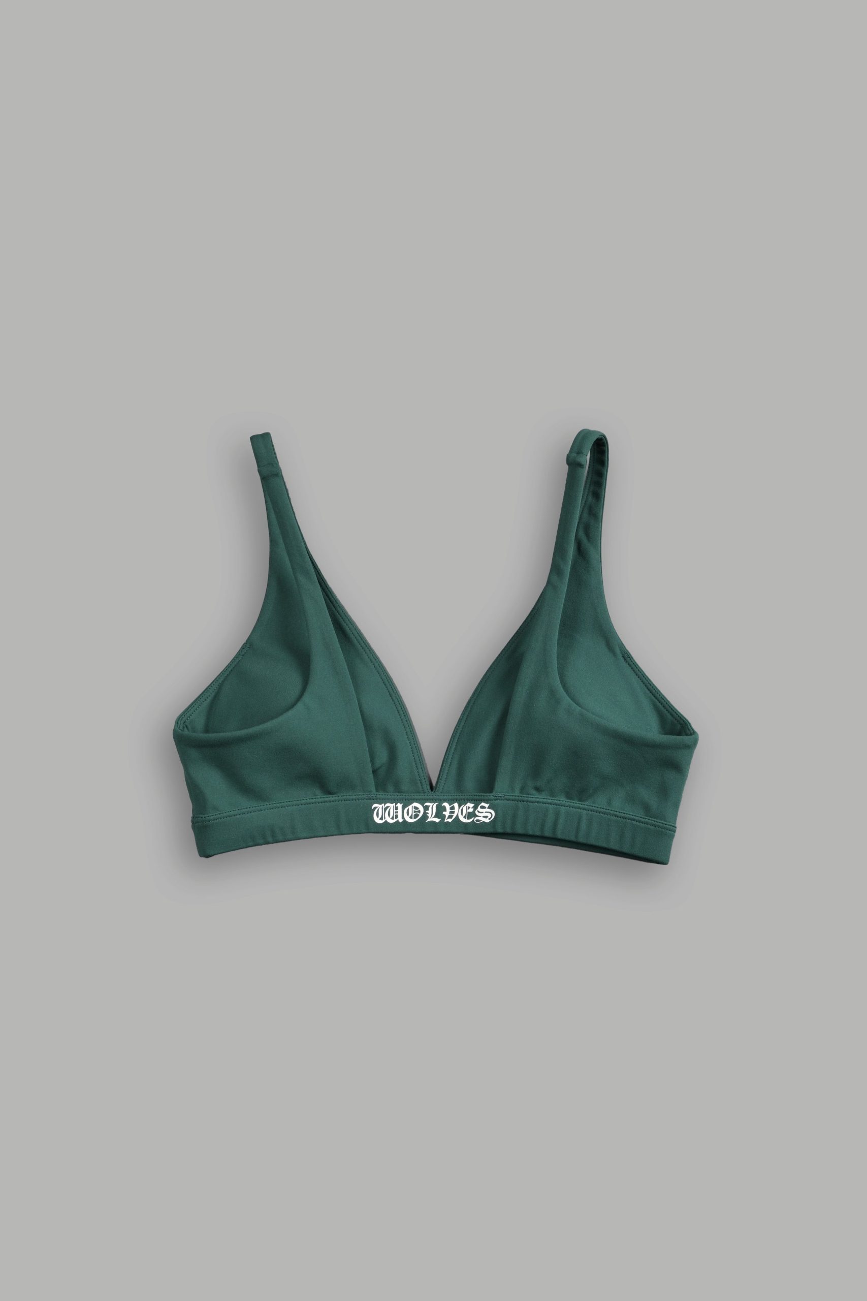 Chopper V Sports Bra in Hunter Green - Image 4