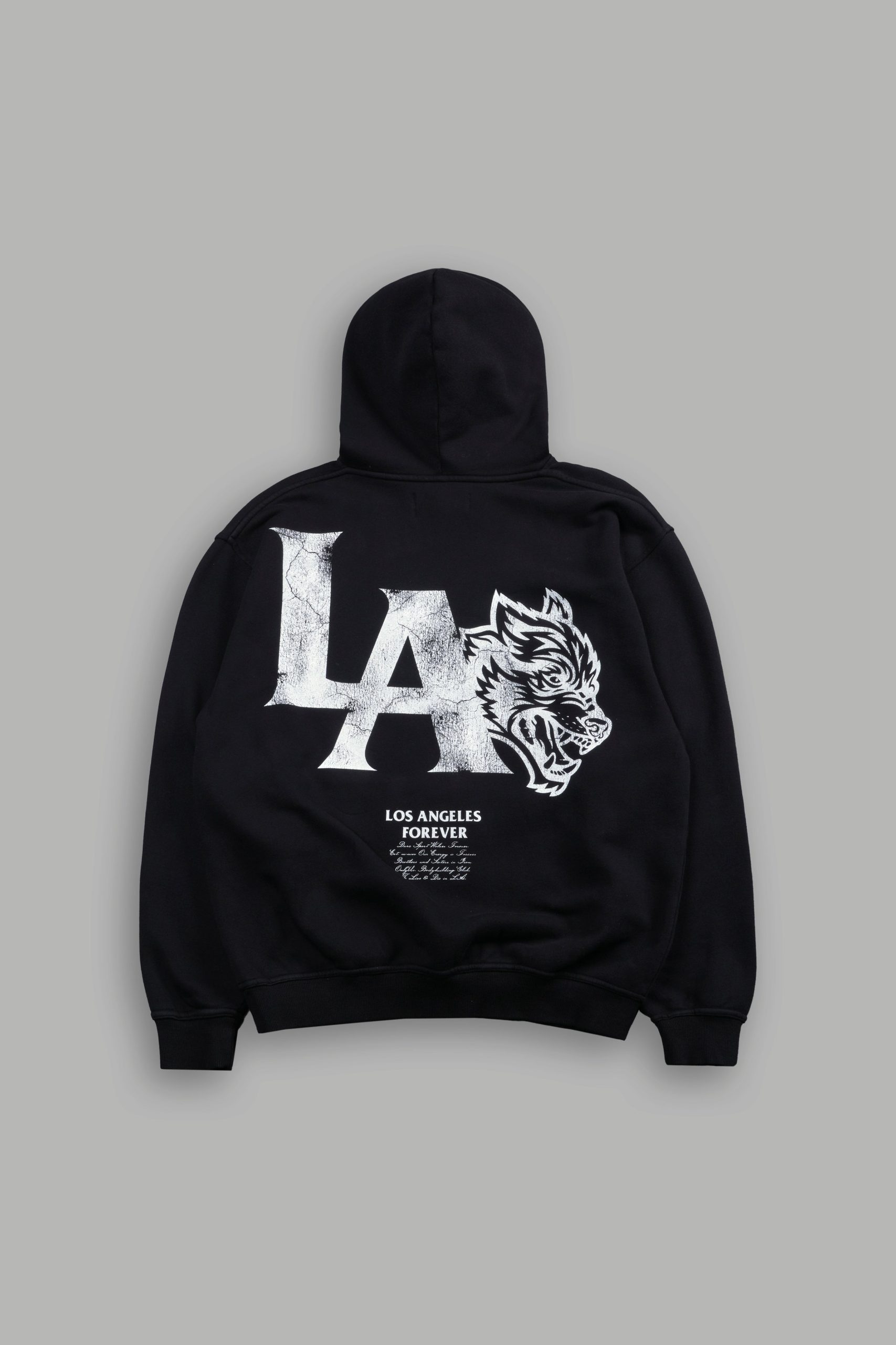 La Wolves V2 Pierce Hoodie in Black