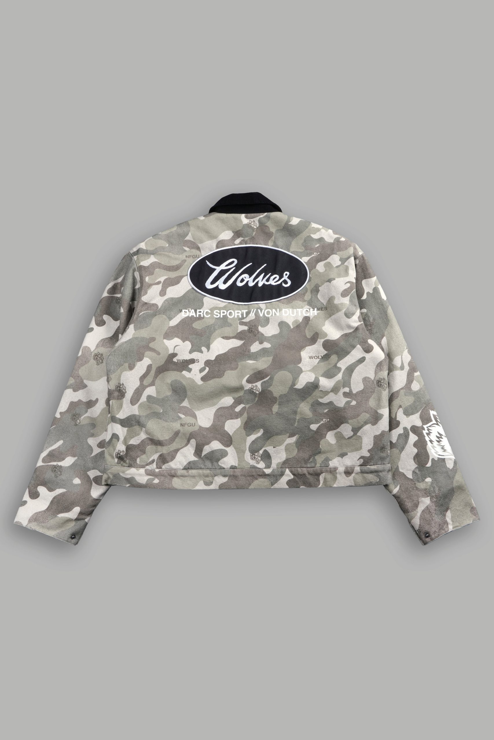 Rebel Heritage Earl Jacket in DSVD Green Camo - Image 3