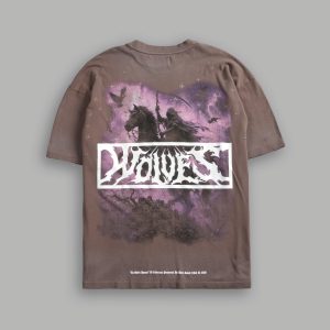 Midnight Horseman Premium Oversized Tee in Mojave Brown Drift Wash