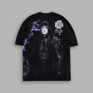 Snake Eyes Side By Side Series Oversized Tee in Black