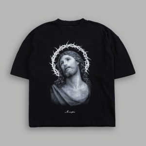 Crowned Premium Box Cut Tee Black