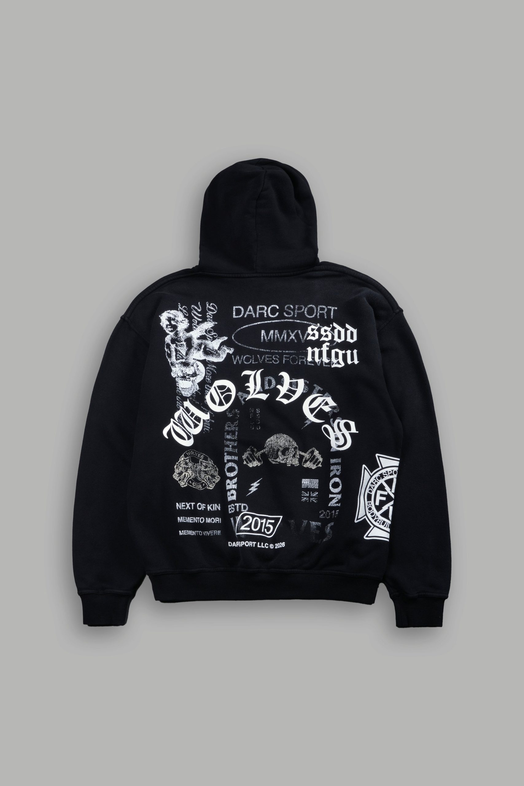 Next Of Kin NFGU Bishop Hoodie in Black Sun Fade