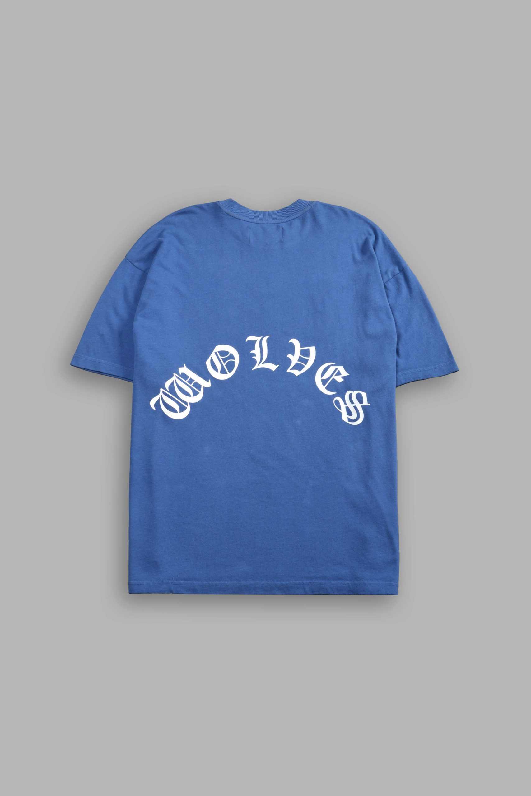 Los Cherub Premium Oversized Tee in La Blue - Image 3