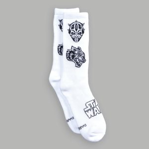 Big Wolf Maul Classic Socks in White