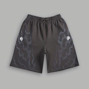 Darc Infernal Oversized Osiris Sweat Shorts in Wolf Gray