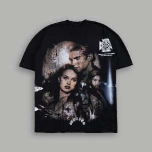 Attack Of The Clones Side-By-Side Series Premium Tee in Black