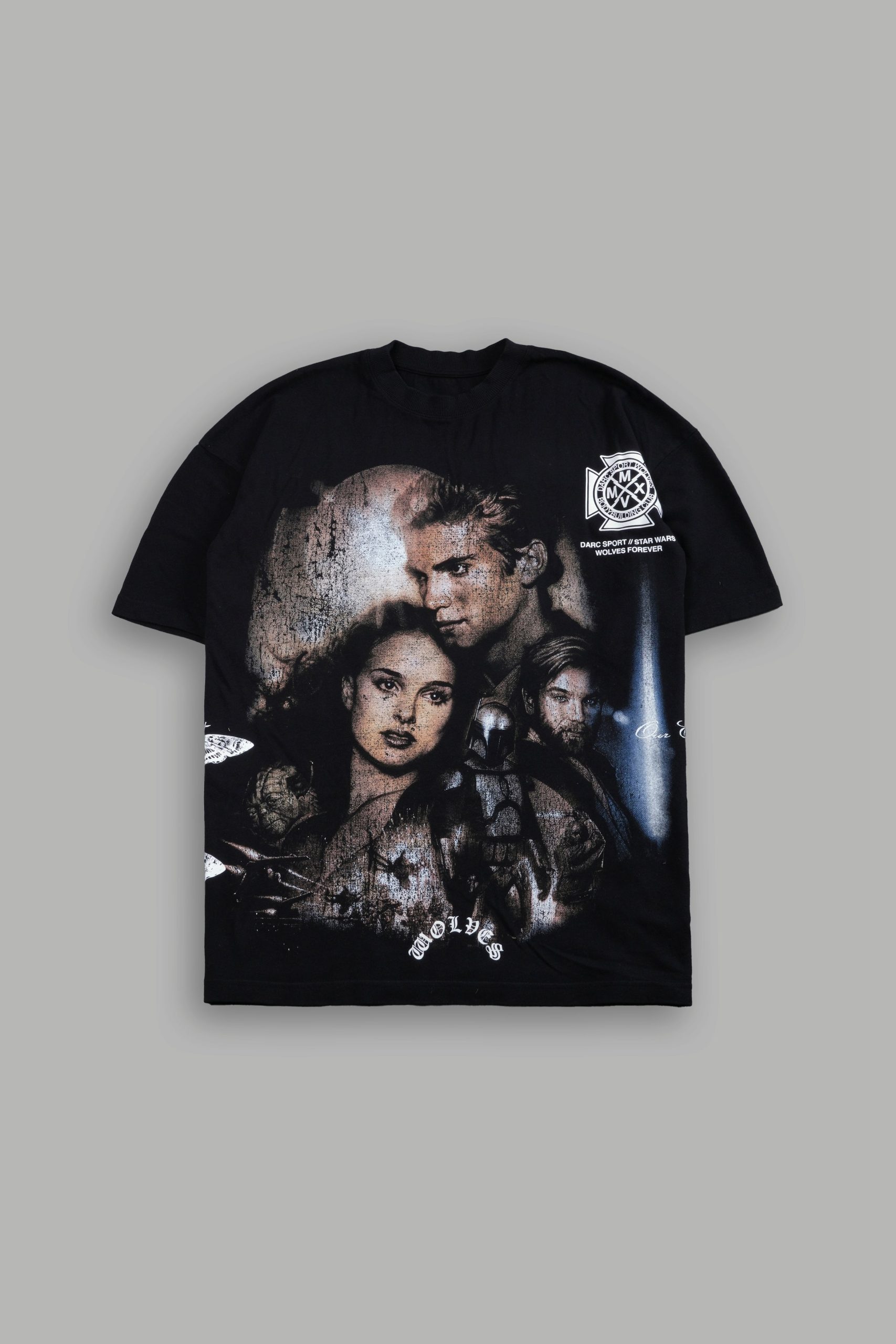 Attack Of The Clones Side-By-Side Series Premium Tee in Black