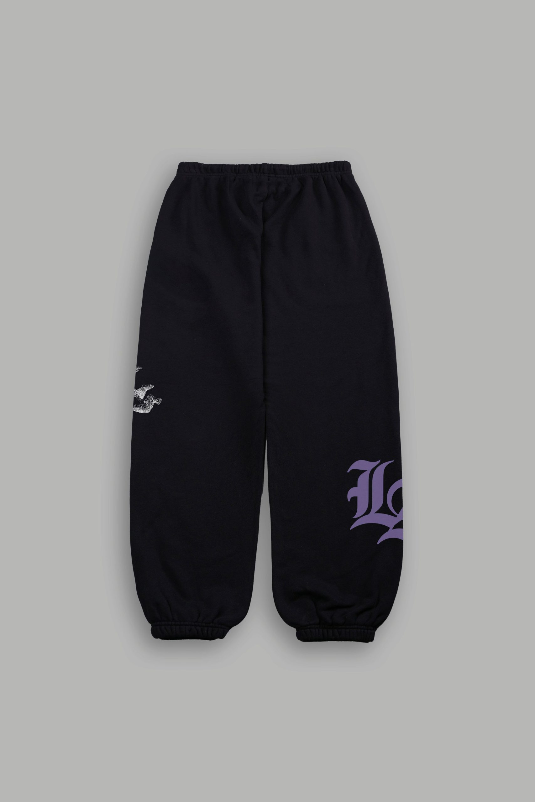 La Has Your Back Lightweight Lounger Sweat Pants in Black - Image 2