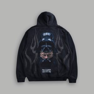 Ashes of the Dark V2 Pierce Hoodie in Black Drift Wash