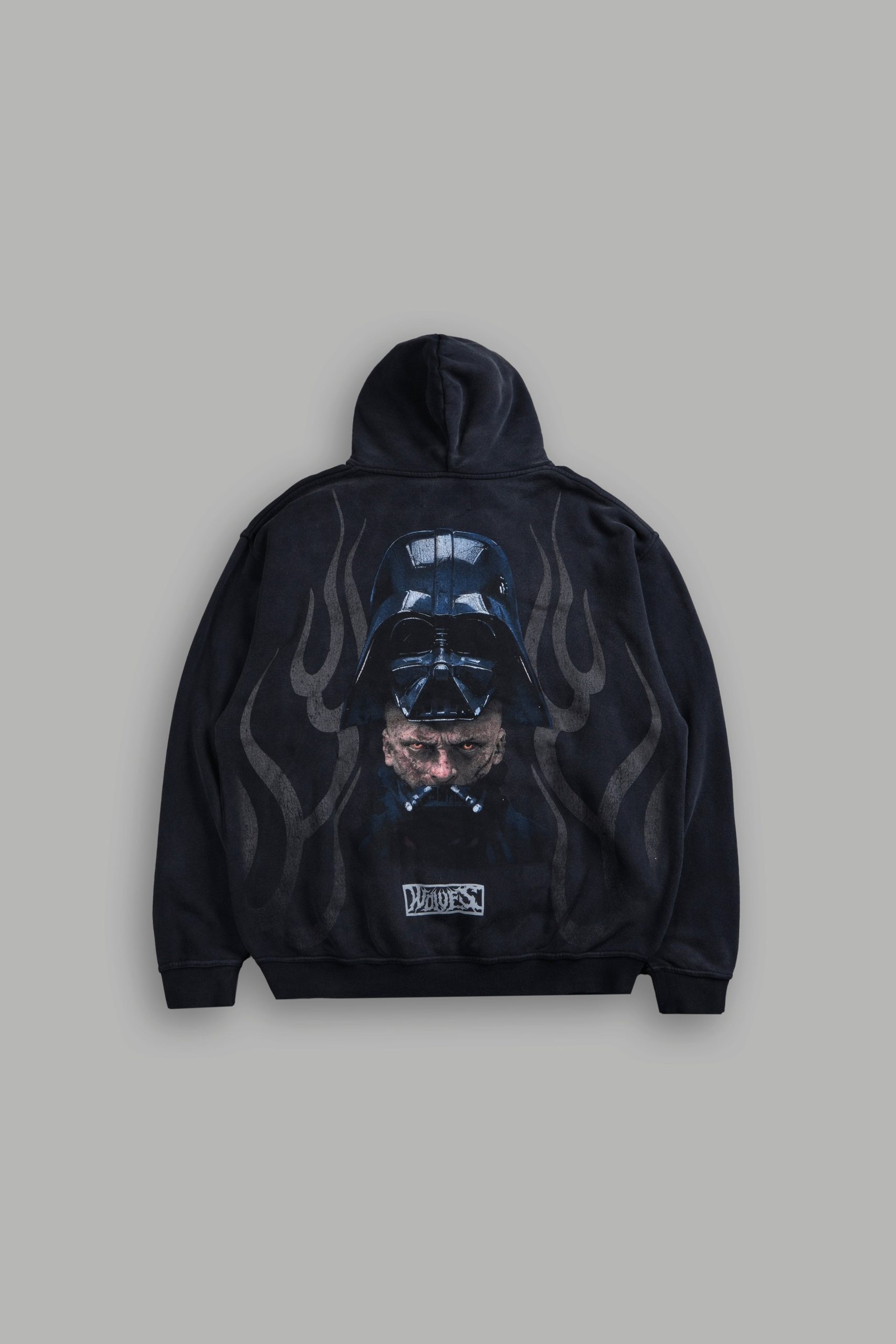 Ashes of the Dark V2 Pierce Hoodie in Black Drift Wash