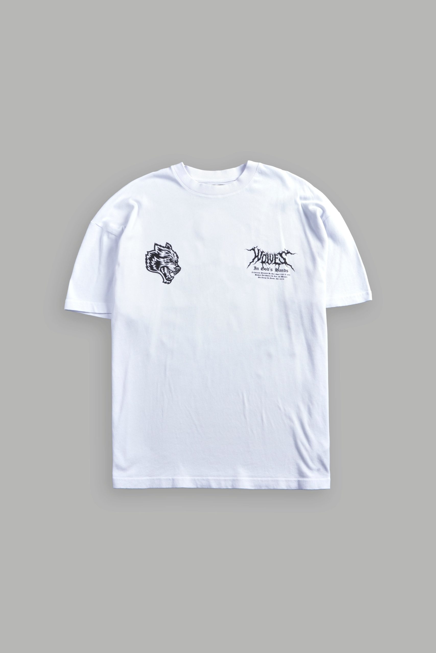 Through The Clouds Premium Oversized Tee in White - Image 3