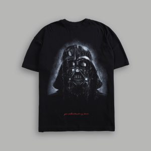 The Power Of The Dark Side Vader Premium Oversized Tee in Black