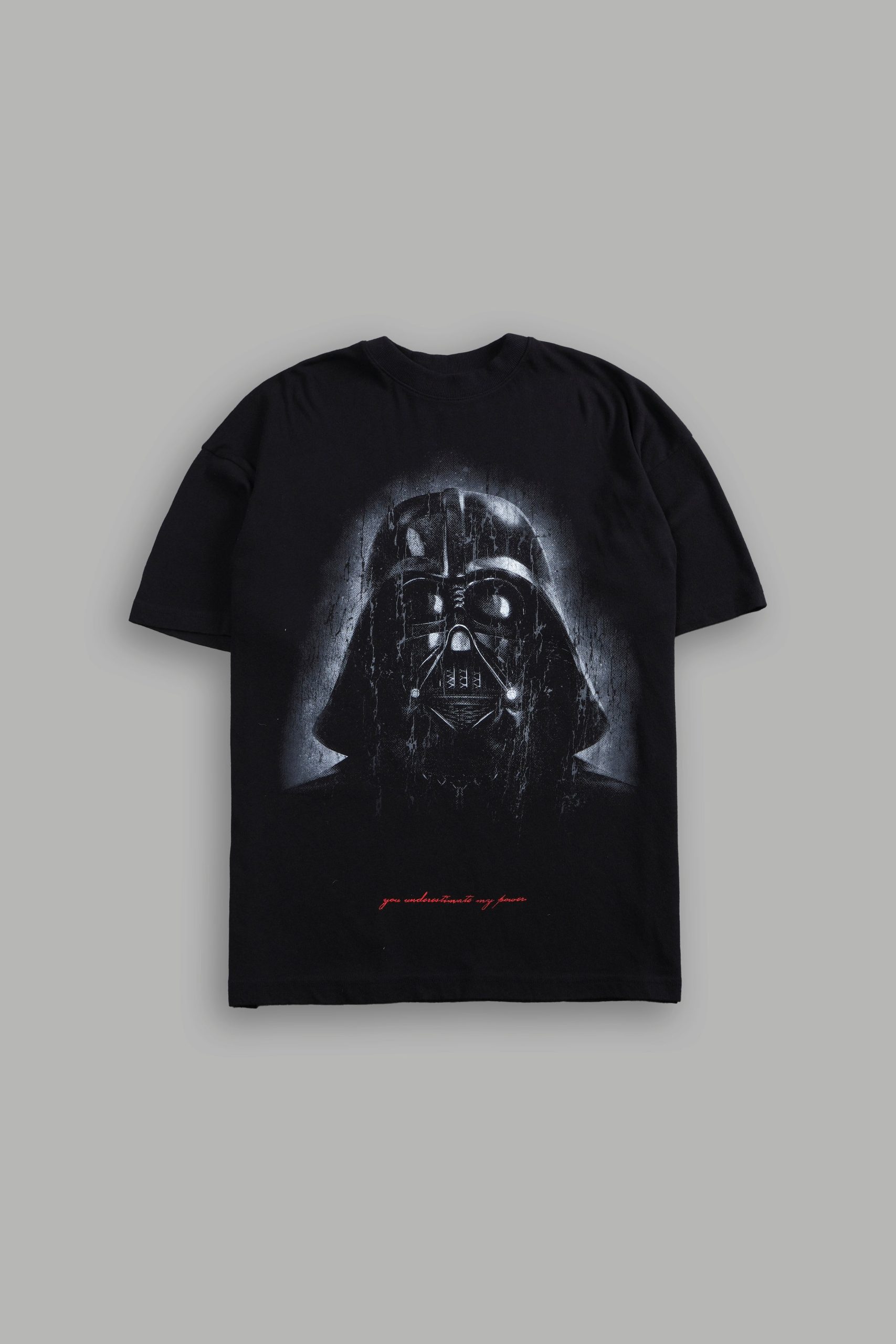 The Power Of The Dark Side Vader Premium Oversized Tee in Black