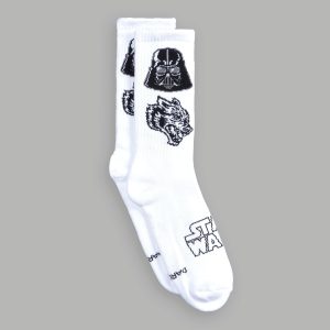 Big Wolf Vader Classic Socks in White