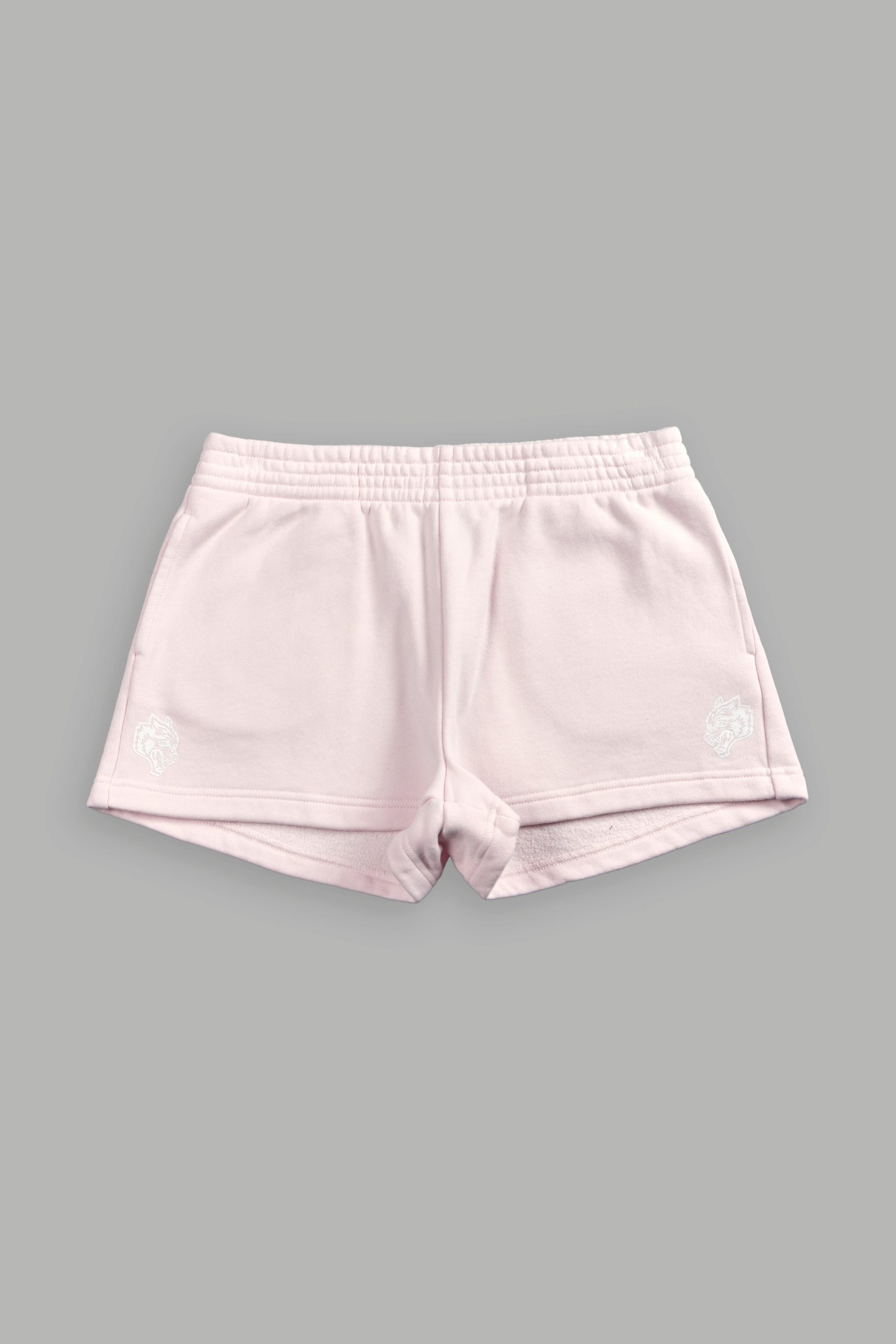 Pyramid Wolves Applique Ellie Sweat Shorts in Blush Pink - Image 5