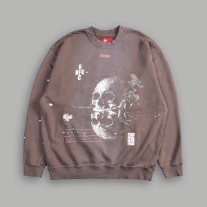 RFC NFGU London Crewneck in Mojave Brown Sun Fade