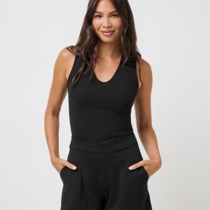 Friday Doubleknit Sleeveless Polo