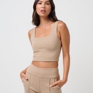 Friday Doubleknit Square Neck Tank