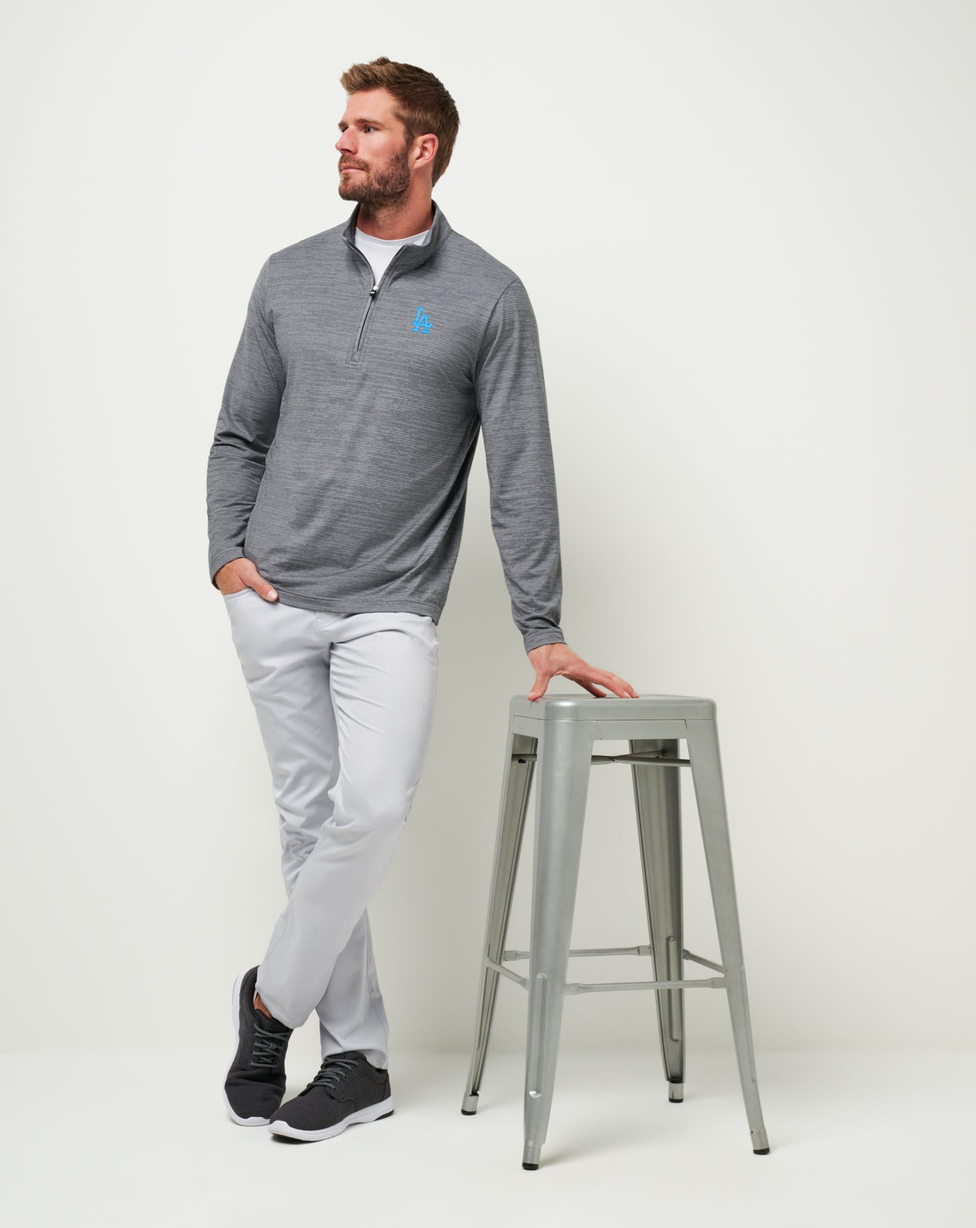 Los Angeles Dodgers The Heater Quarter Zip - Image 6