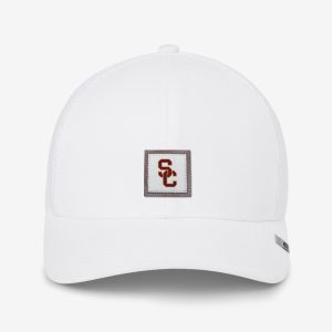 USC Leather Patch Snapback Hat
