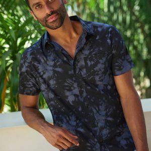 Warmer Tides Woven Button-Up