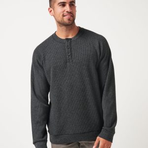 Storm Brew Cloud Waffle Henley