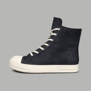 Venice High Top Shoe in Black/Cream