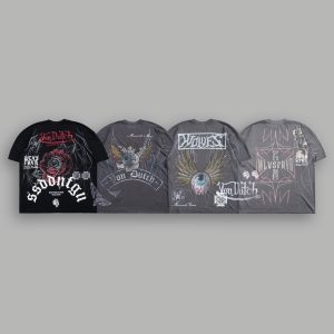 Von Dutch Side-By-Side Tee Box Set in Black