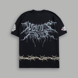 Drip Hesh Premium Oversized Tee in Black/White