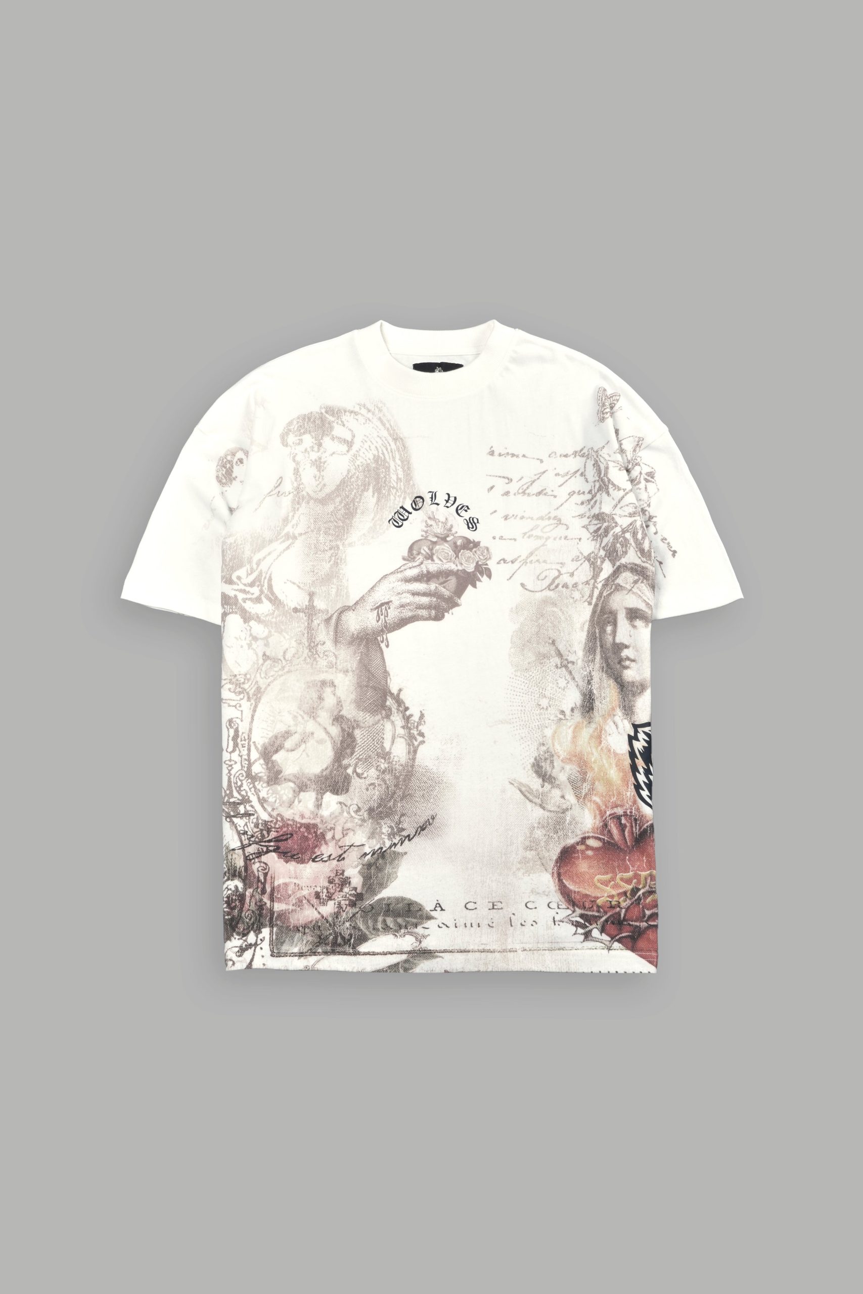 Heart of Thorns Premium Oversized Tee in Cream