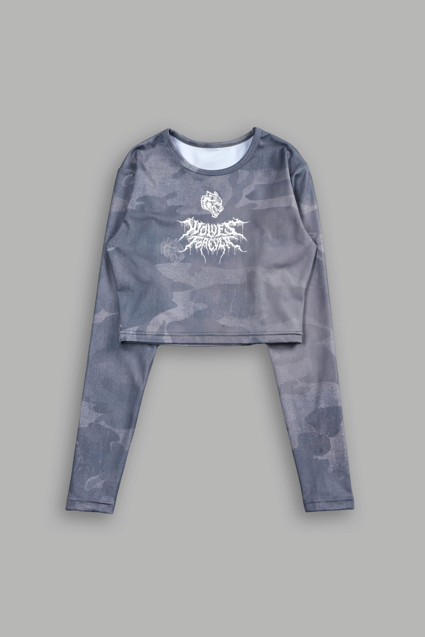 Drip Hesh L/S Energy Top in Lush Vintage Woodland Camo - Image 7