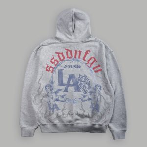 La Heritage Pierce Hoodie Light Athletic Gray